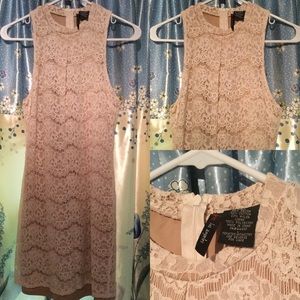 Cream/nude lace dress